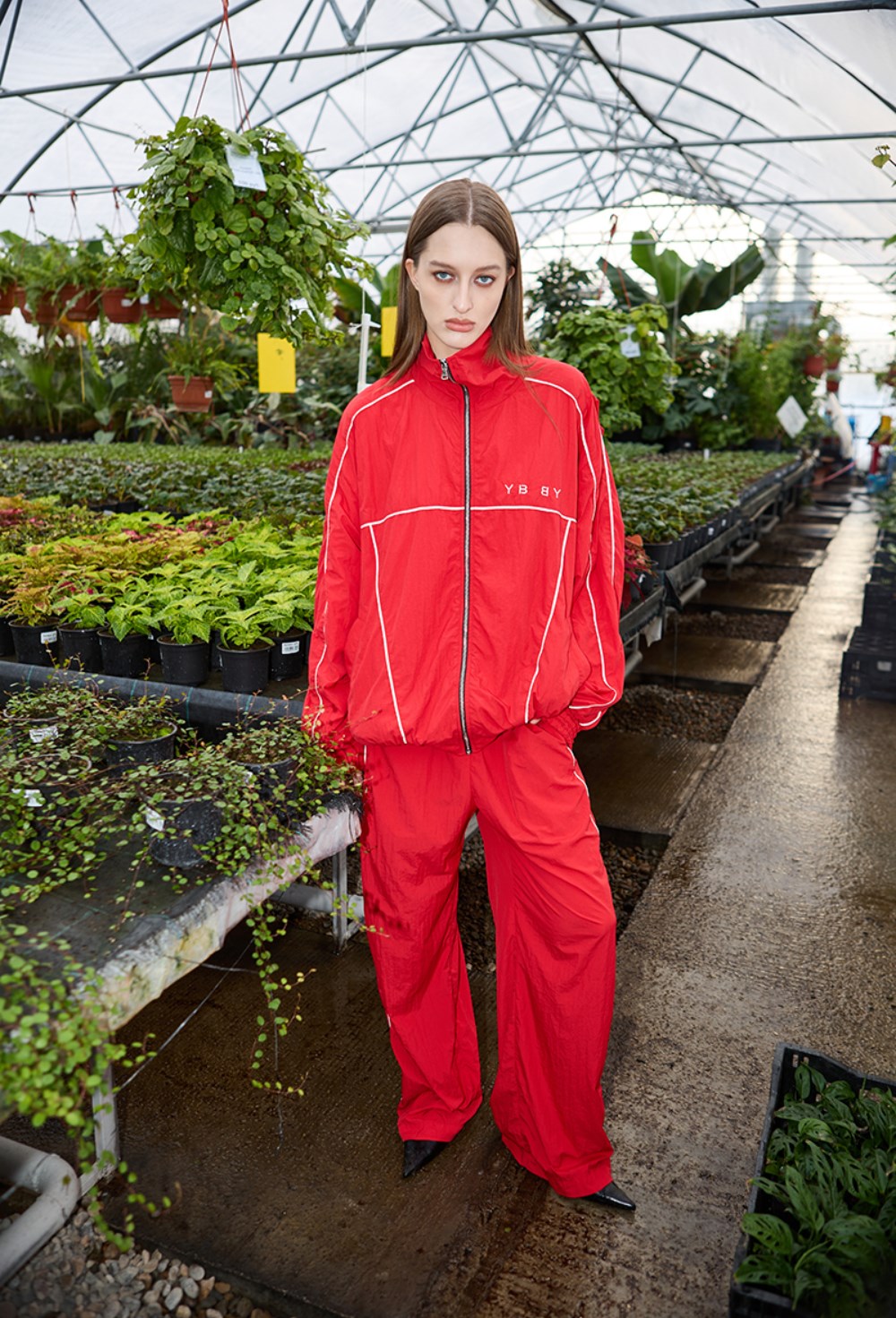 Олимпийка Бумер красного цвета - фото 136717