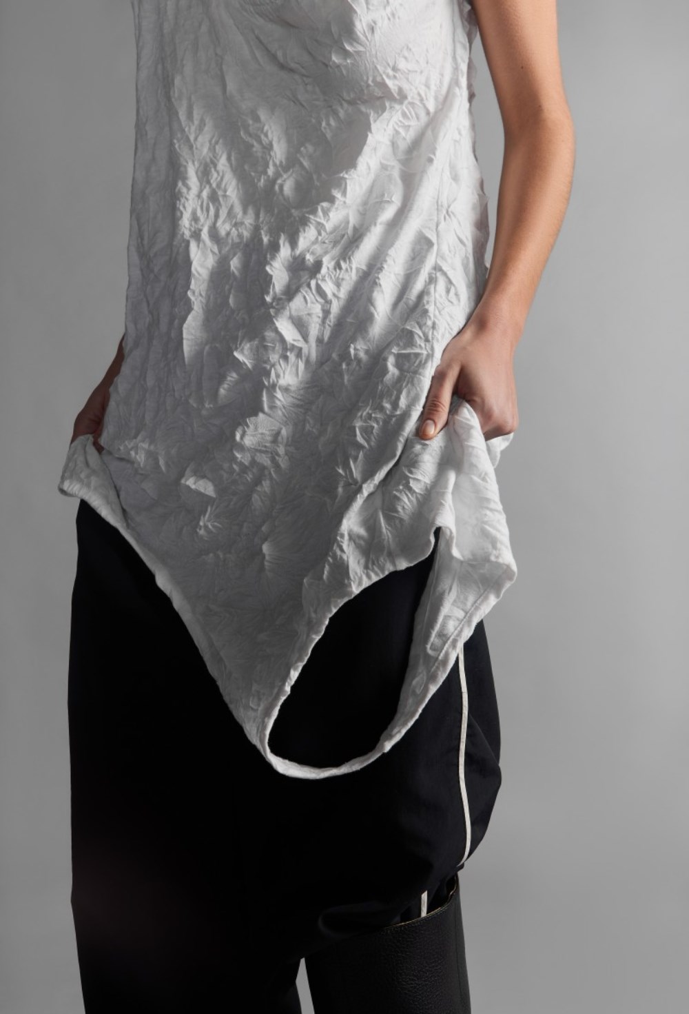 Майка-майка белого цвета - фото 136745