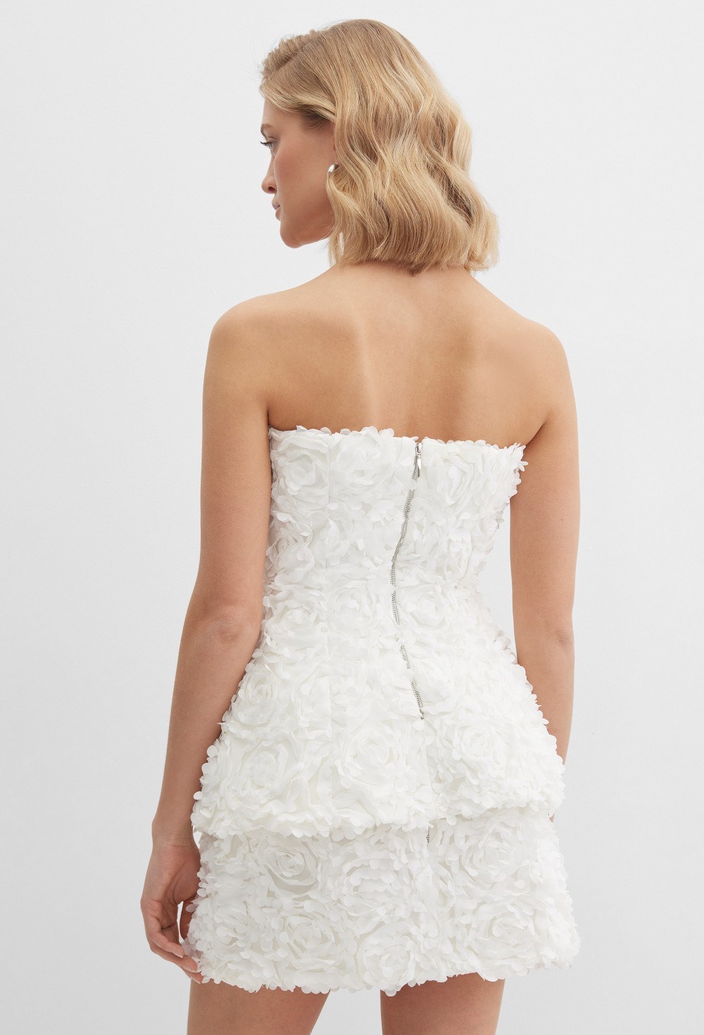 Корсетный топ с цветами - фото 137007