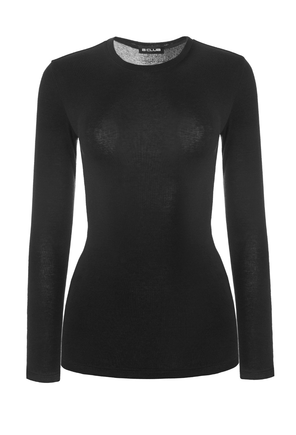 Базовый лонгслив из трикотажа Секонд скин - фото 137141