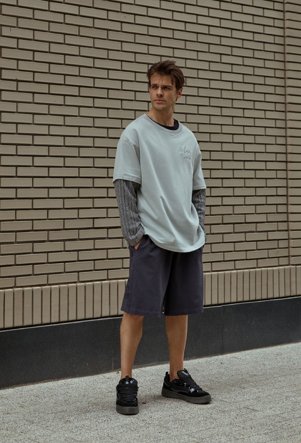 Шорты Вэй эир графит URBAN MIRROR цена 7 200 ₽ - UrbanMirror-Msh010