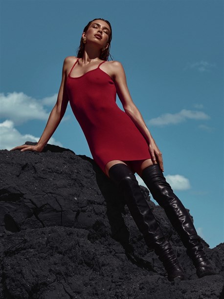 Вязаное платье - фото 13866