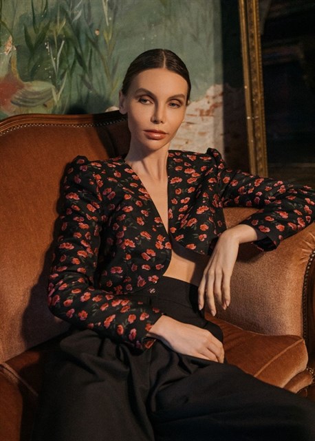 укороченый топ-жакет - фото 14144