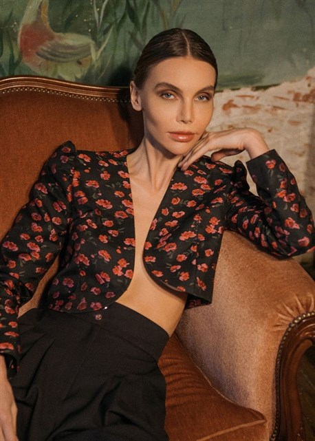 укороченый топ-жакет - фото 14145