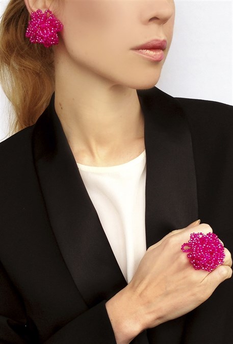 кольцо с горным хрусталем - фото 19963