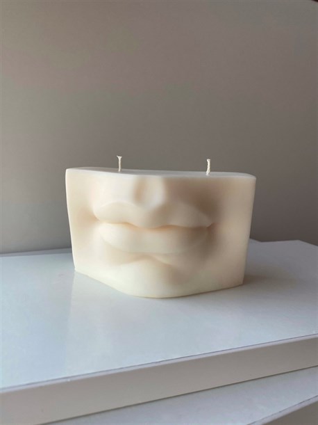 Свеча из соевого воска "Губы" - фото 24448