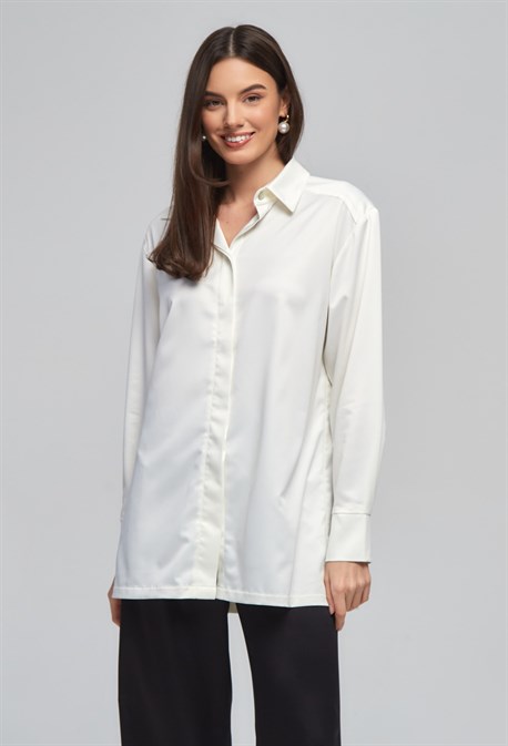 Шелковая рубашка - фото 30119 Шелковая рубашка - фото 30119