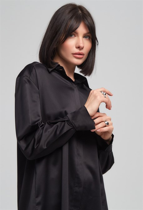 Шелковая рубашка - фото 30156