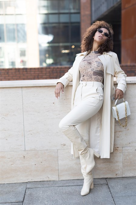 Брюки экокожа - фото 31096