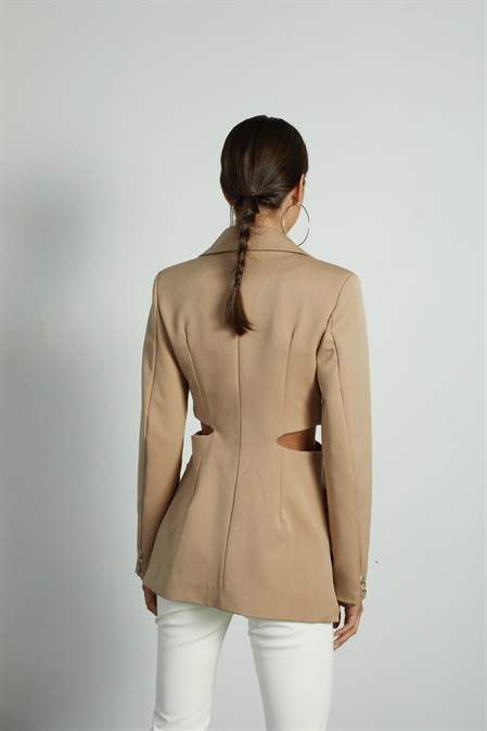 Жакет удлиненный с разрезами - фото 33305