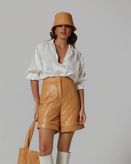 панама кожаная - фото 33566