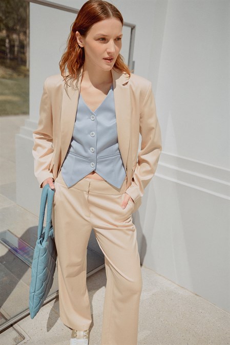 брюки с заниженной посадкой - фото 33627