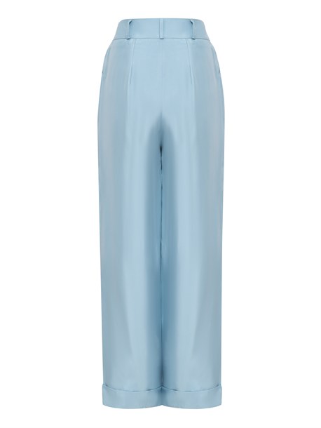 прямые брюки с отворотами - фото 33660