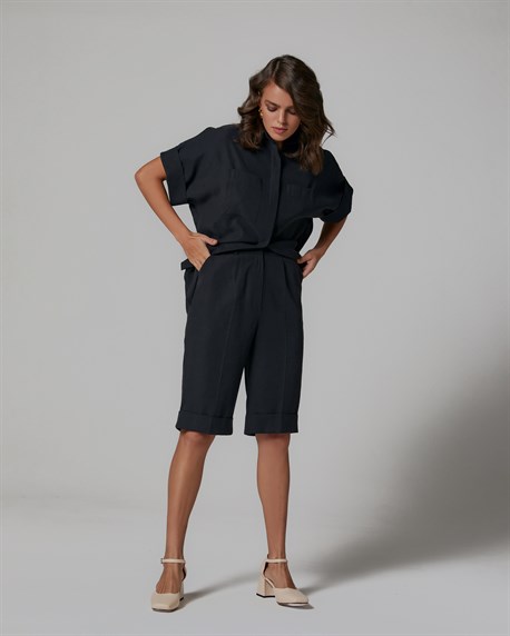 бермуды с отворотами - фото 33671