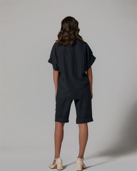 бермуды с отворотами - фото 33672