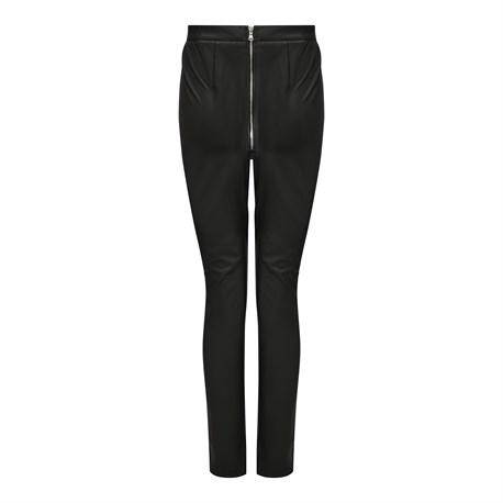 Леггинсы эко-кожа (молния сзади) - фото 33828