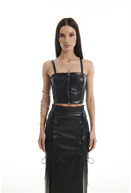 Топ  Black Leather - фото 37163