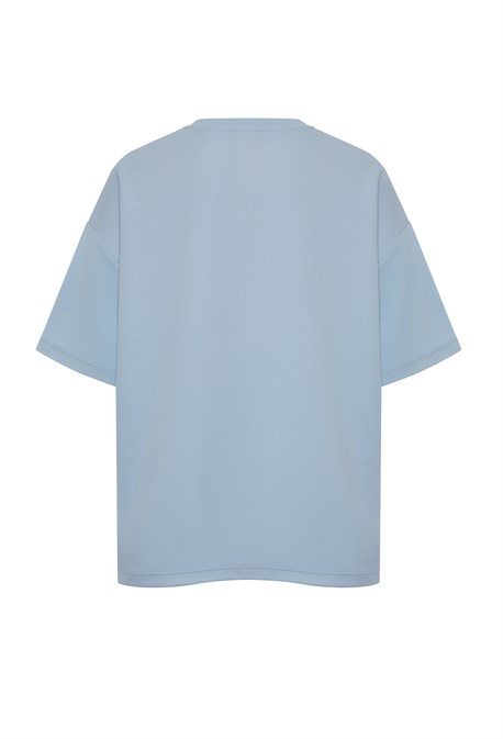 Футболка OverSize Bleu - фото 37278