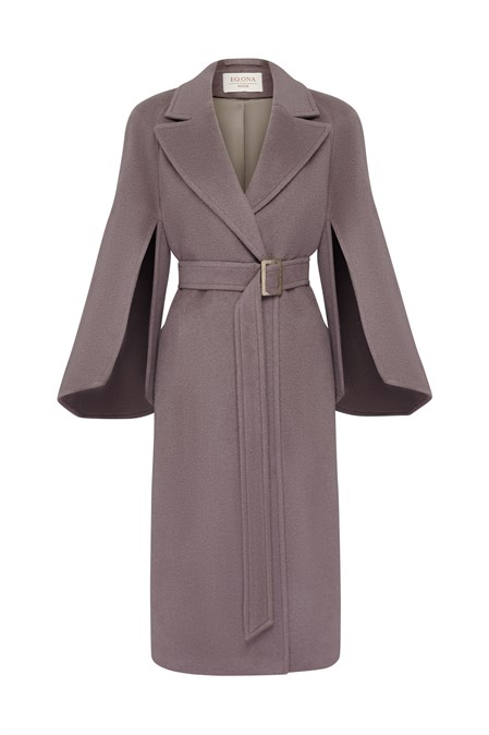 Пальто с разрезами - фото 37471