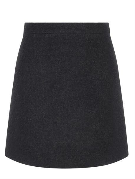 Юбка шерстяная СЕРЫЙ ДЫМ - фото 37503