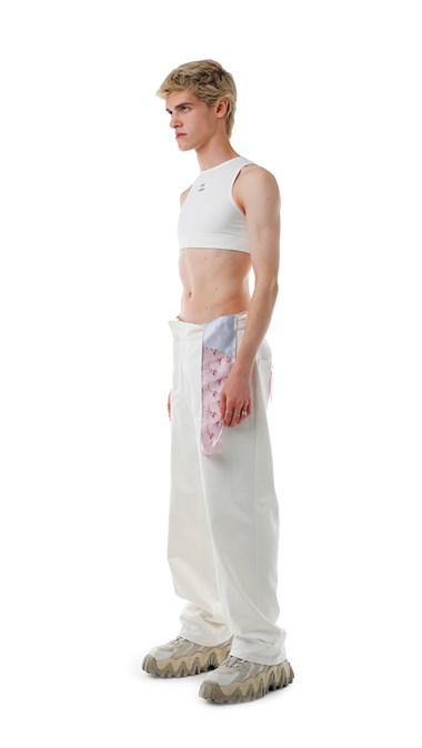 Брюки "pink zipper" - фото 38539