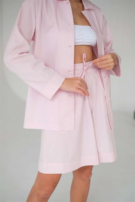 Пижамный сет с шортами - фото 39997