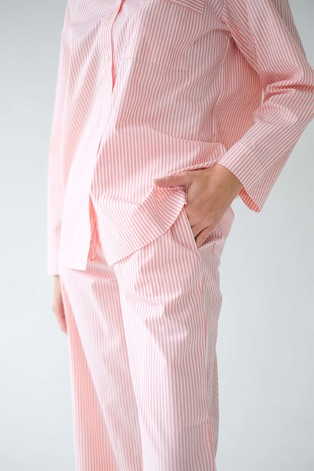 Пижамный сет с брюками - фото 40004