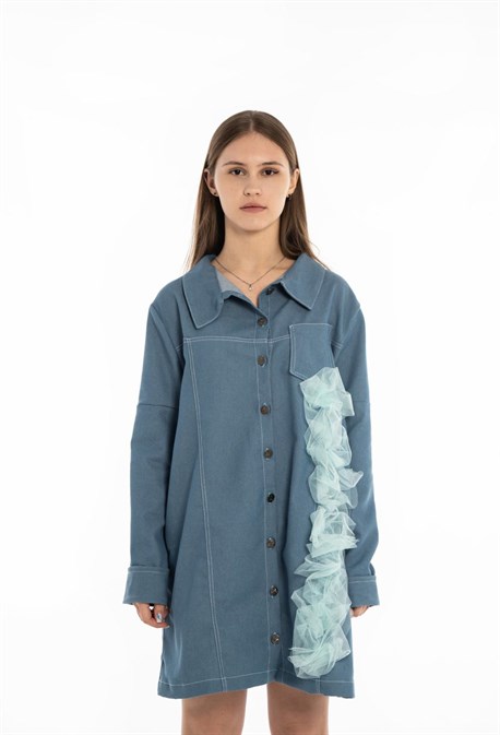 Платье-рубашка - фото 42332