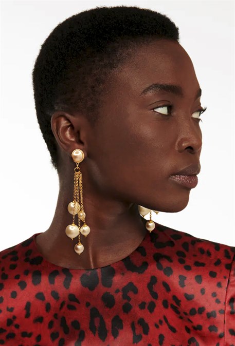 серьги с жемчугом - фото 42936