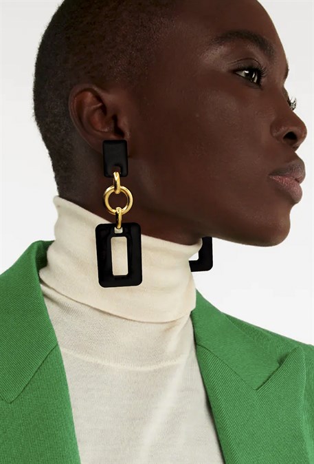 серьги квадраты с цепью - фото 42960 серьги квадраты с цепью - фото 42960