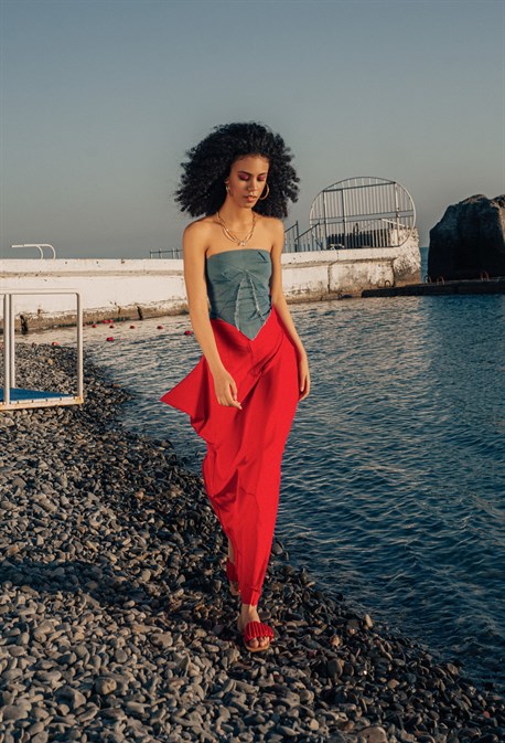 Кроп топ "АМЕРИКА" - фото 43802