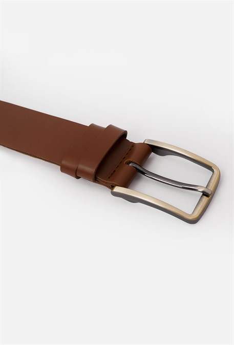 Ремень базовый пряжка бронза - фото 44254