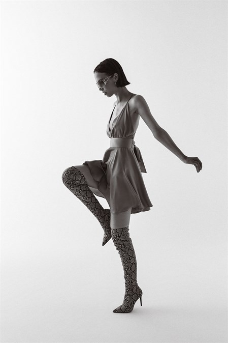 Платье из шелка - фото 45700