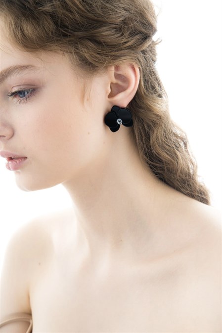 Серьги Minimalism Орхидеи - фото 45841