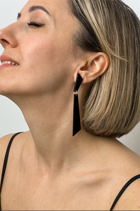 Серьги Minimalism Графика - фото 47521