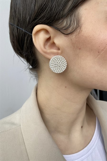 Серьги Crystal circle 23 - фото 47776