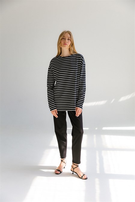 Тельняшка black - фото 47816