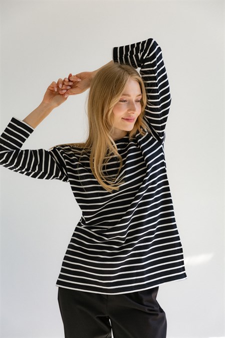 Тельняшка black - фото 47819