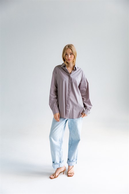 Рубашка grey - фото 47827