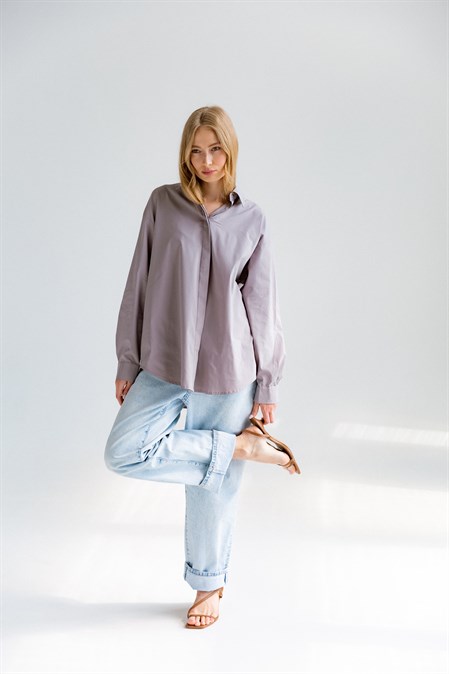 Рубашка grey - фото 47830