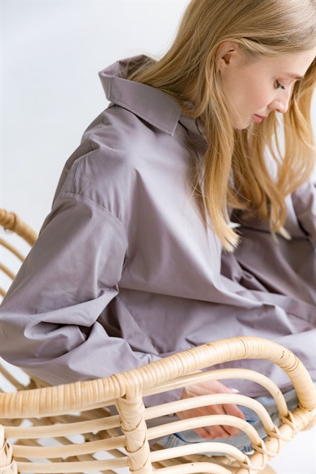 Рубашка grey - фото 47831