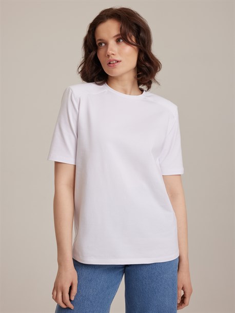 Футболка со съемными подплечниками - фото 48075