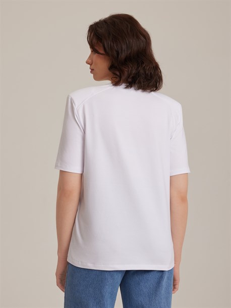 Футболка со съемными подплечниками - фото 48077