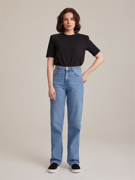 Джинсы прямые - фото 48128 Джинсы прямые - фото 48128