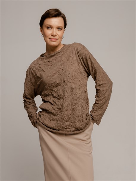 Лонгслив из итальянского трикотажа - фото 48173