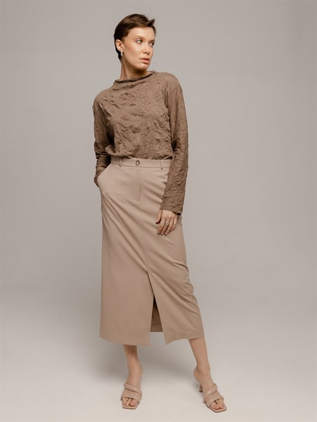 Лонгслив из итальянского трикотажа - фото 48174