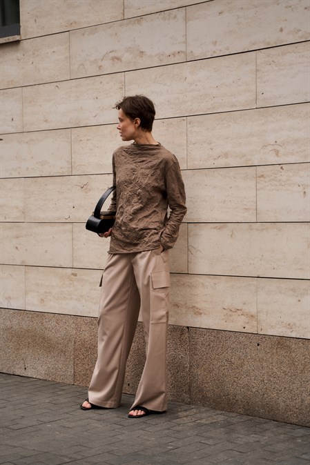 Лонгслив из итальянского трикотажа - фото 48176