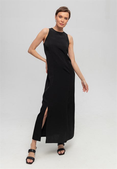 Платье из итальянской вискозной ткани - фото 48183 Платье из итальянской вискозной ткани - фото 48183