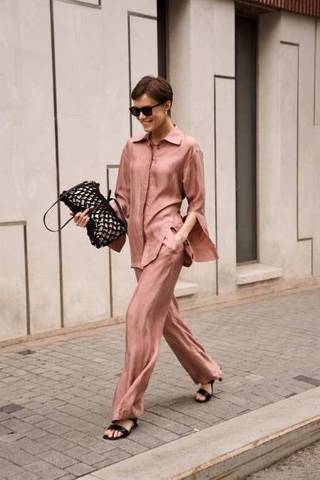 Костюм пижамный из итальянской вискозной ткани - фото 48193