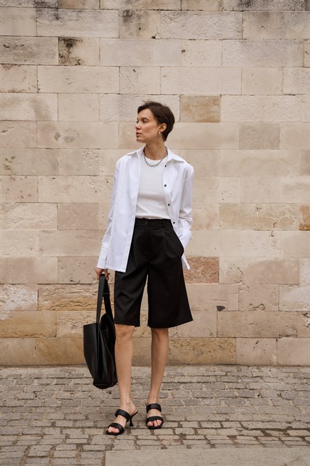 Бермуды из итальянской поливискозы - фото 48211